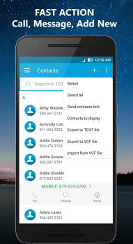 Download Simple contacts Alat untuk Android tangkapan layar 2