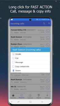 Download Phone Dialer: Contacts & Calls Alat untuk Android tangkapan layar 6