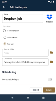 Download FolderSync Komunikasi untuk Android tangkapan layar 6