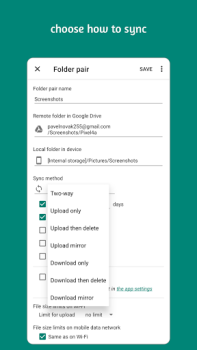 Download Autosync - File Sync & Backup Kerja untuk Android tangkapan layar 4