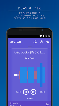 Download Splyce music player & automix Musik dan audio untuk Android tangkapan layar 2
