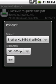 Download PrintBot Kerja untuk Android tangkapan layar 4
