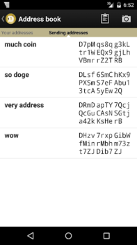 Download Dogecoin Wallet Keuangan untuk Android tangkapan layar 2