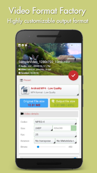 Download Video Format Factory Alat untuk Android tangkapan layar 3