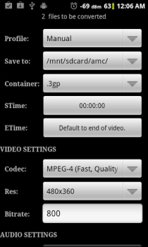 Download Video Converter Android Pemutar & Editor Video untuk Android tangkapan layar 3