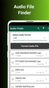 Download Audio Converter To Any Format Musik dan audio untuk Android tangkapan layar 4