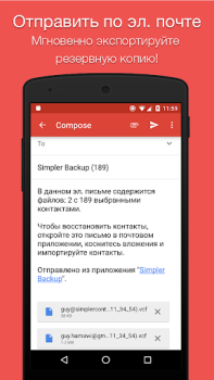 Download Easy Contacts Backup & Restore Kerja untuk Android tangkapan layar 2