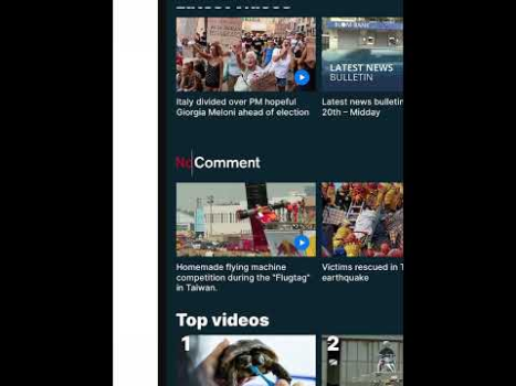 Download Euronews - Daily breaking news Berita & Majalah untuk Android tangkapan layar 8