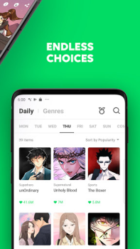 Download WEBTOON Komik untuk Android tangkapan layar 4