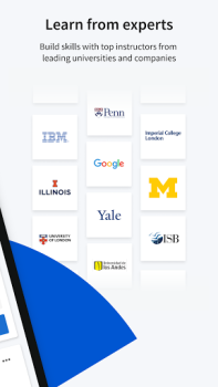 Download Coursera: Learn career skills Pendidikan untuk Android tangkapan layar 2