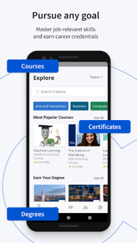 Download Coursera: Learn career skills Pendidikan untuk Android tangkapan layar 3