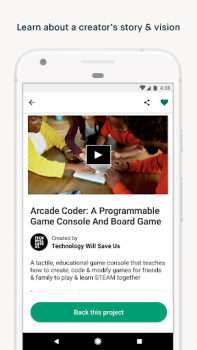 Download Kickstarter Sosial untuk Android tangkapan layar 2