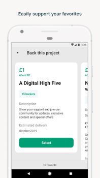 Download Kickstarter Sosial untuk Android tangkapan layar 3