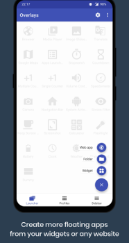 Download Overlays - Floating Launcher Kerja untuk Android tangkapan layar 2