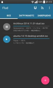 Download Flud - Torrent Downloader Pemutar & Editor Video untuk Android tangkapan layar 2