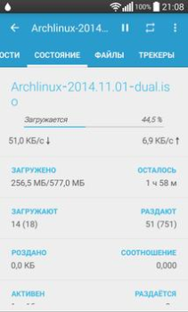 Download Flud - Torrent Downloader Pemutar & Editor Video untuk Android tangkapan layar 3