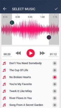 Download Music video - photo slideshow Pemutar & Editor Video untuk Android tangkapan layar 3