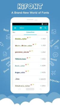 Download HiFont - Fonts&Wallpapers Personalisasi untuk Android tangkapan layar 2