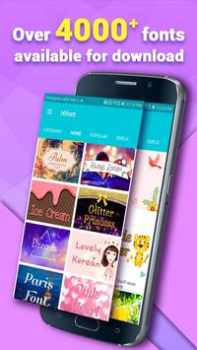 Download HiFont - Fonts&Wallpapers Personalisasi untuk Android tangkapan layar 4