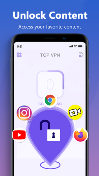 Download Top VPN - Fast, Secure & Free Unlimited Proxy Alat untuk Android tangkapan layar 2
