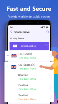 Download Top VPN - Fast, Secure & Free Unlimited Proxy Alat untuk Android tangkapan layar 3