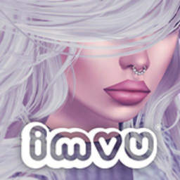 Logo IMVU: Avatar Virtual life game 3d. Chat and Social