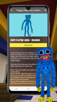 Download Poppy Play Time for MCPE Miscellaneous untuk Android tangkapan layar 5