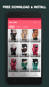 Download Skins for Minecraft PE Personalisasi untuk Android tangkapan layar 2