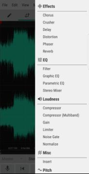 Download WaveEditor Record & Edit Audio Musik dan audio untuk Android tangkapan layar 5