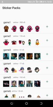 Download Squid game WASticker Hiburan untuk Android tangkapan layar 5