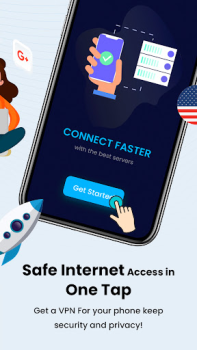 Download Super VPN - Fast Private Proxy Alat untuk Android tangkapan layar 2